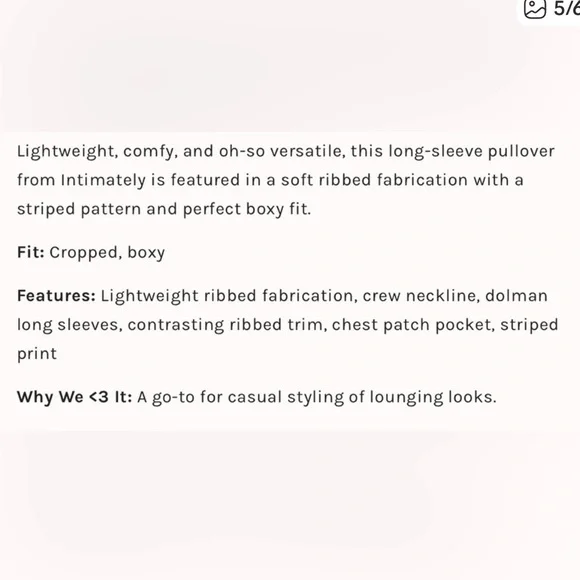 NWT Free People Make It Happen Pullover in Purple and Green - Picture 5 of 8